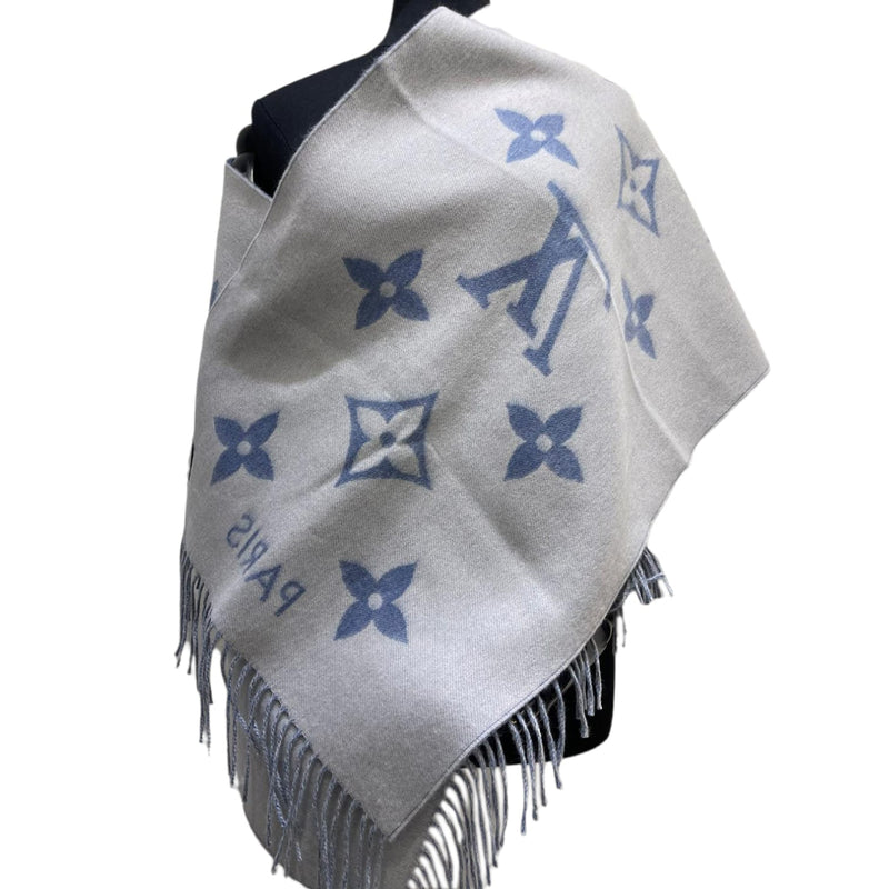 Louis Vuitton LV Women Reykjavik Gradient Cashmere Scarf with Iconic  Monogram-Blue - LULUX