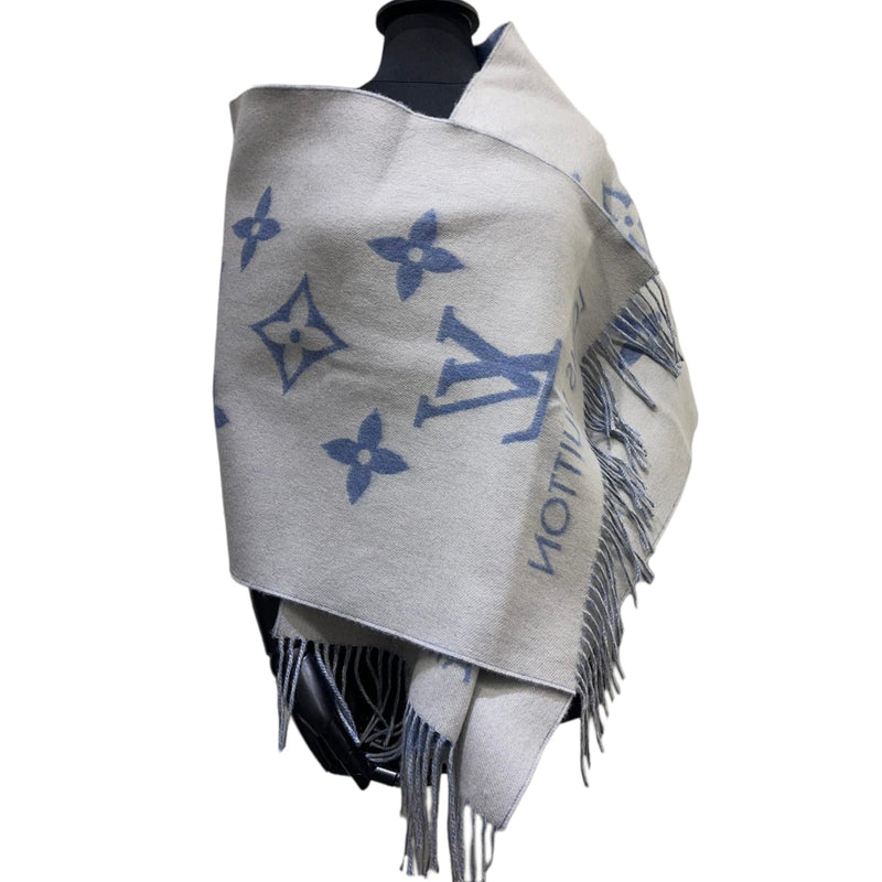 Louis Vuitton Monogram Reykjavik Cashmere Scarf - Blue Scarves and Shawls,  Accessories - LOU812146