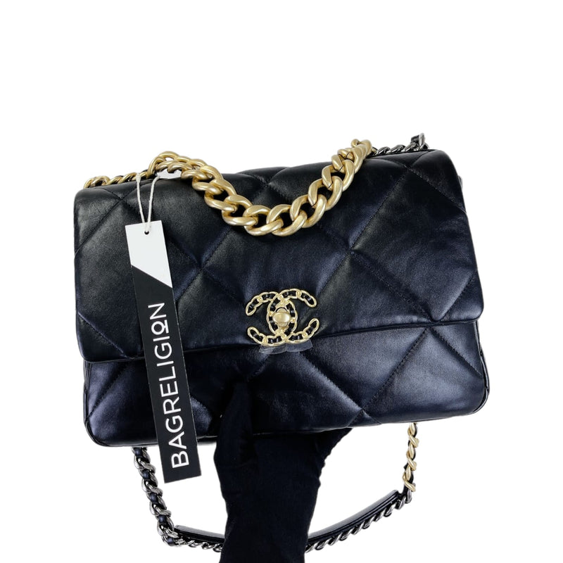 Large Chanel 19 Lambskin MHW