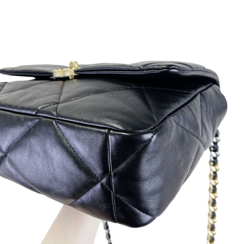 Used Black Chanel Vintage Black Beige Leather Jacket Shoulder Bag Limited  Edition Houston,TX