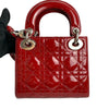 Mini Lady Dior Lambskin Red SHW