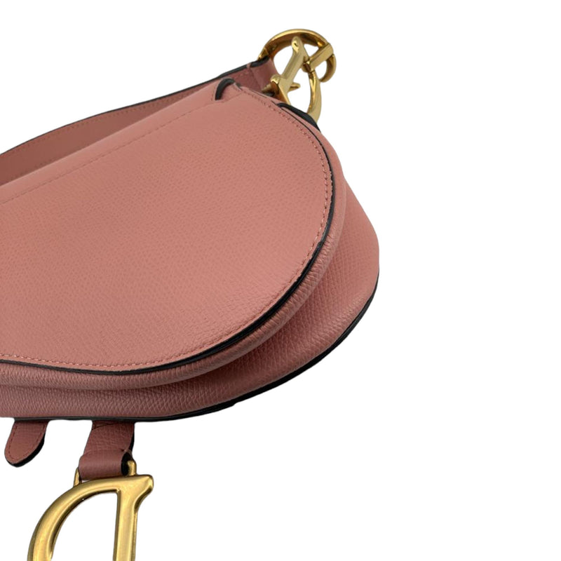 Dior Mini Saddle Bag In Pink Calfskin – Balilene