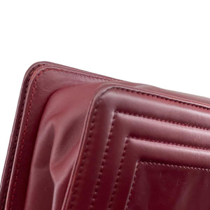 Old Medium Boy Bag Lambskin Burgundy RHW