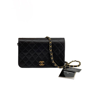 Timeless Full Flap CC Lambskin Black GHW