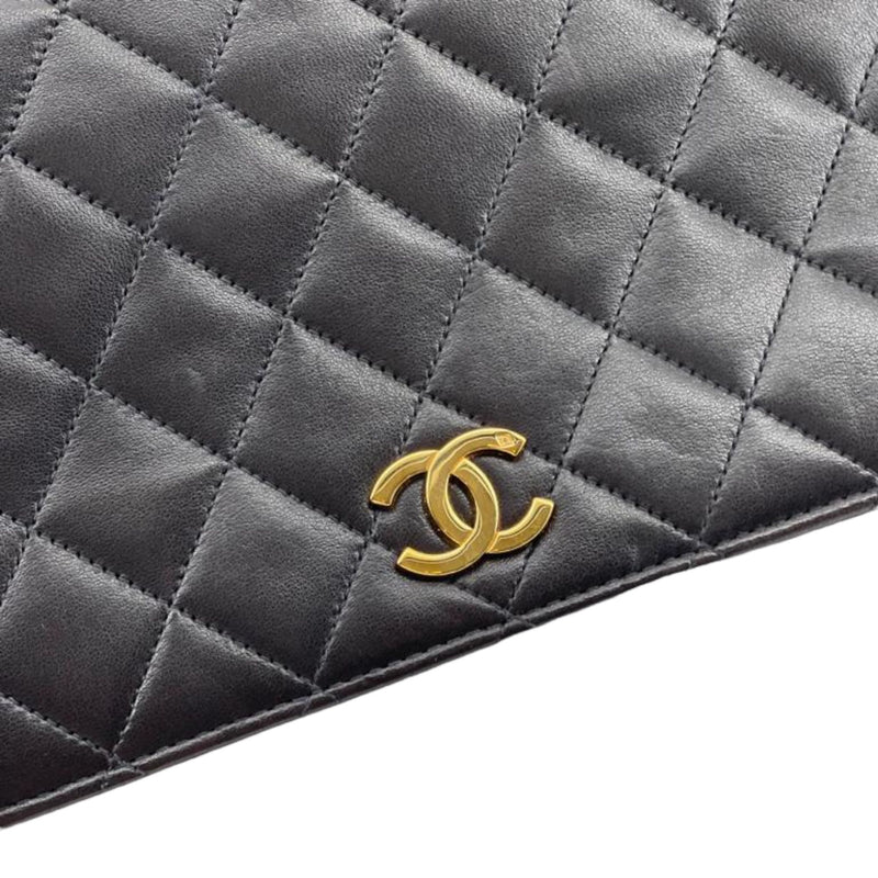 Timeless Full Flap CC Lambskin Black GHW