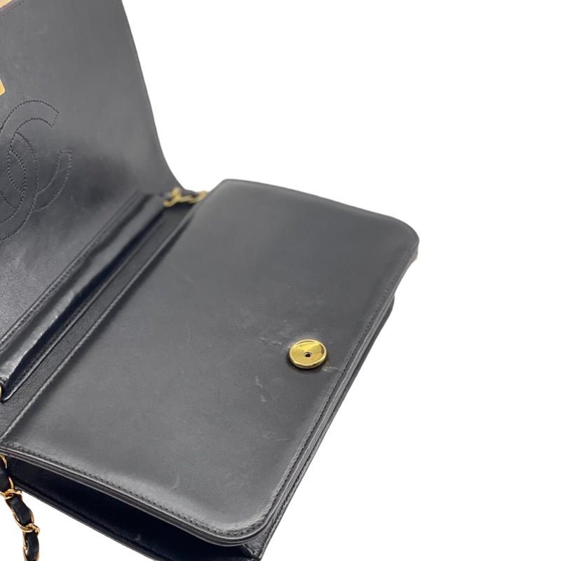 Timeless Full Flap CC Lambskin Black GHW