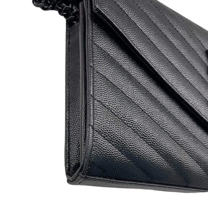 Envelope WOC Grained Leather Black BHW