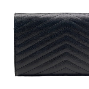 Envelope WOC Grained Leather Black BHW