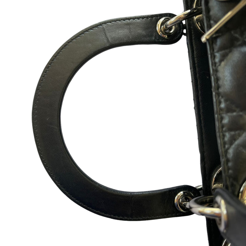 Large Lady Dior Lambskin Black SHW
