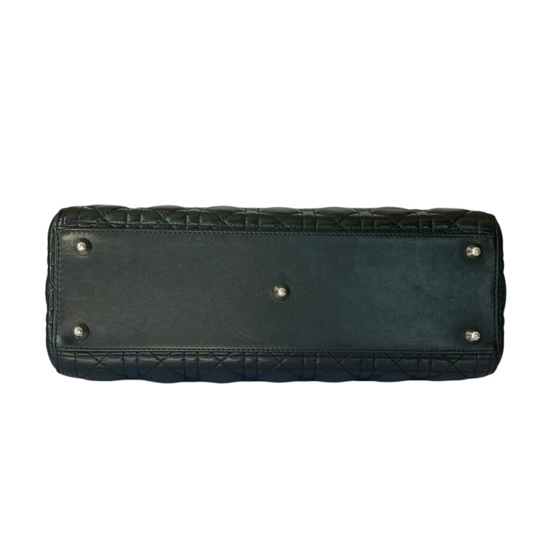 Large Lady Dior Lambskin Black SHW