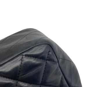 Jumbo Classic Single Flap Lambskin Black SHW
