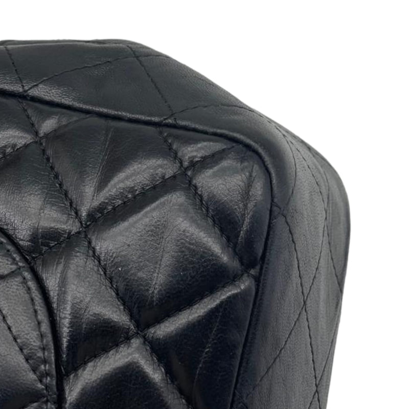 Jumbo Classic Single Flap Lambskin Black SHW