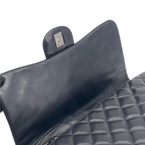 Jumbo Classic Single Flap Lambskin Black SHW