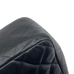 Jumbo Classic Single Flap Lambskin Black SHW