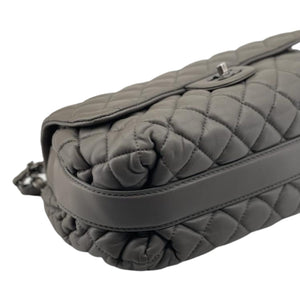 Classic Single Flap Grey Lambskin RHW