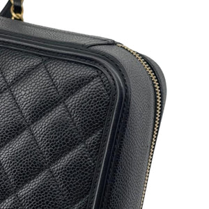 CC Filigree Medium Caviar Vanity Black GHW
