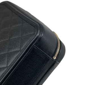 CC Filigree Medium Caviar Vanity Black GHW