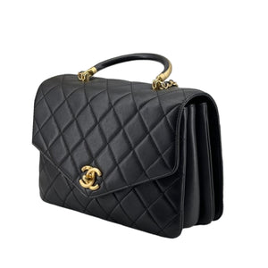 Gold Top Handle Bag GHW