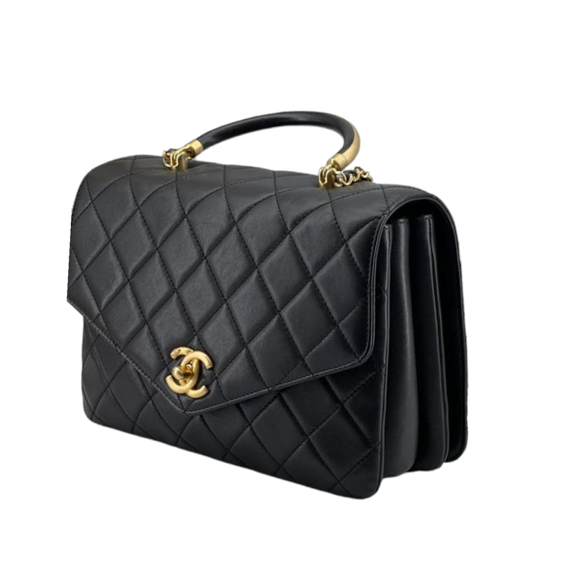 Gold Top Handle Bag GHW