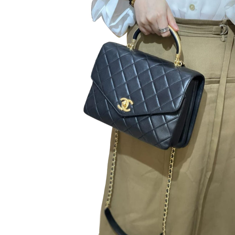 Gold Top Handle Bag GHW