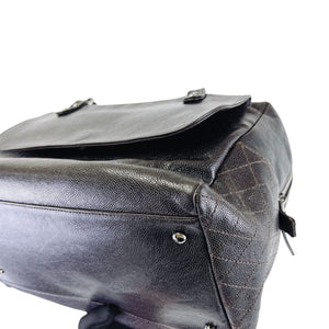 Boston Bag Brown Leather SHW