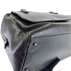 Boston Bag Brown Leather SHW
