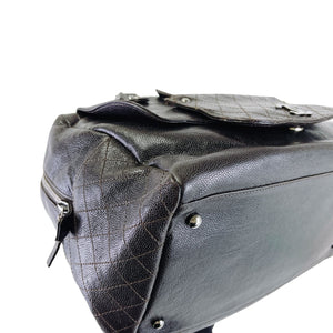 Boston Bag Brown Leather SHW