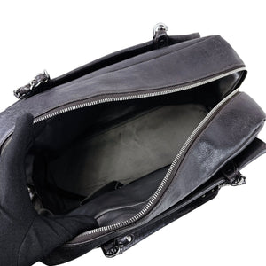 Boston Bag Brown Leather SHW