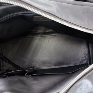 Boston Bag Brown Leather SHW