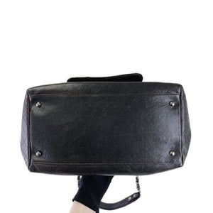 Boston Bag Brown Leather SHW