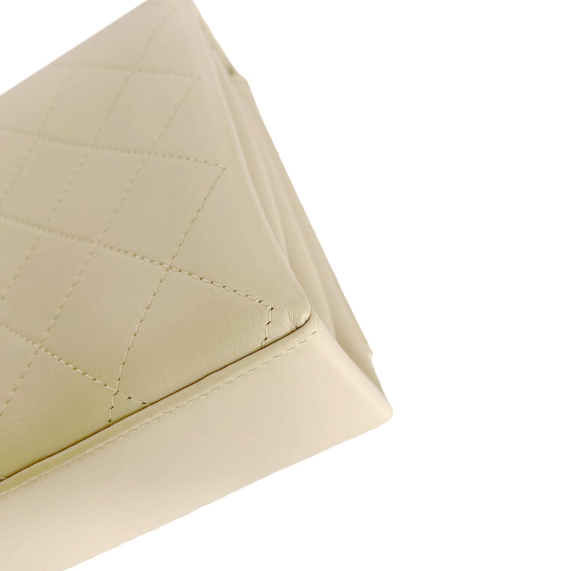 Seasonal SS19 Flap Bag Calfskin Beige GHW