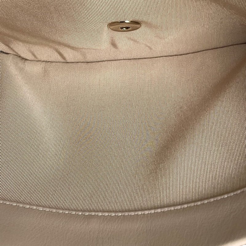 Seasonal SS19 Flap Bag Calfskin Beige GHW