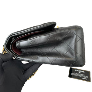 Jumbo Classic Double Flap Lambskin Black GHW