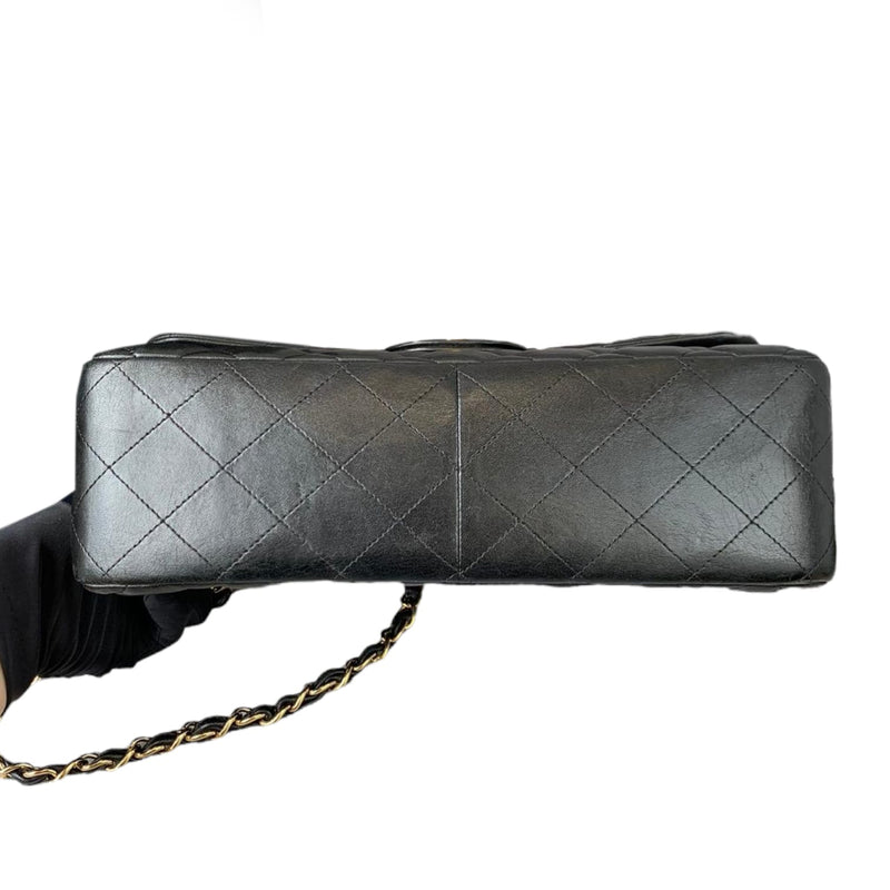 Jumbo Classic Double Flap Lambskin Black GHW