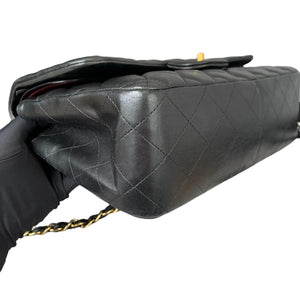 Jumbo Classic Double Flap Lambskin Black GHW
