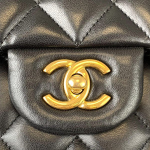 Jumbo Classic Double Flap Lambskin Black GHW