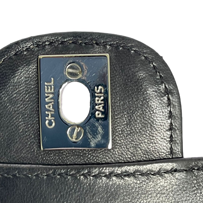 Brilliant Wallet on Chain Clutch East West Patent Black SHW Bag