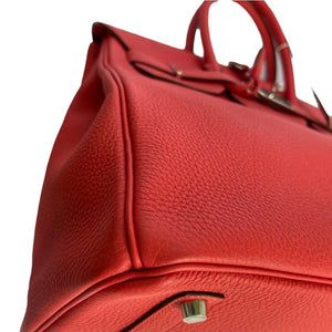 Birkin 35 Togo Rouge Pivoine PHW