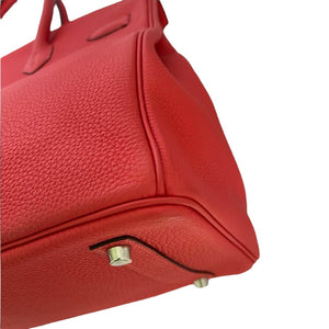 Birkin 35 Togo Rouge Pivoine PHW