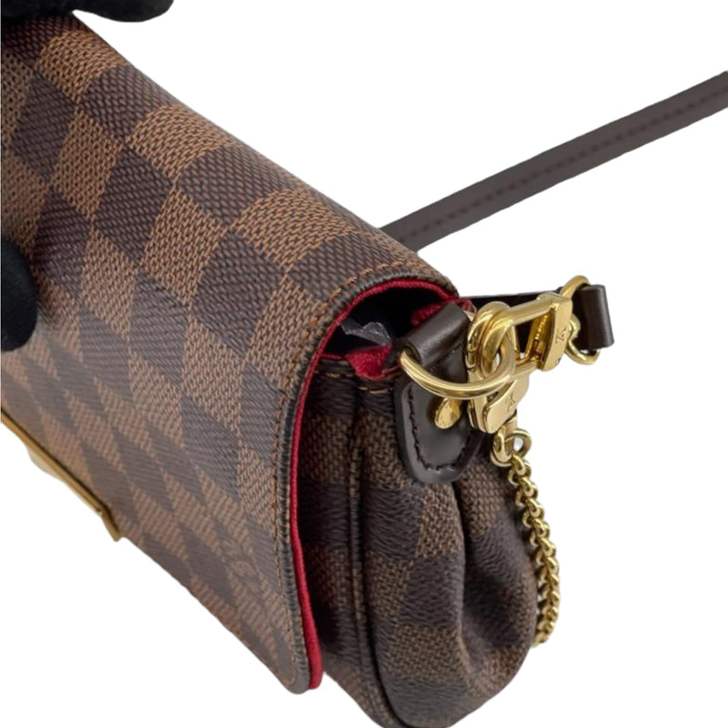 Louis Vuitton Favourtie MM Shoulder Bag In Damier Ebene Canvas