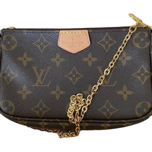 Monogram Multi Pochette Accessoires Khaki GHW