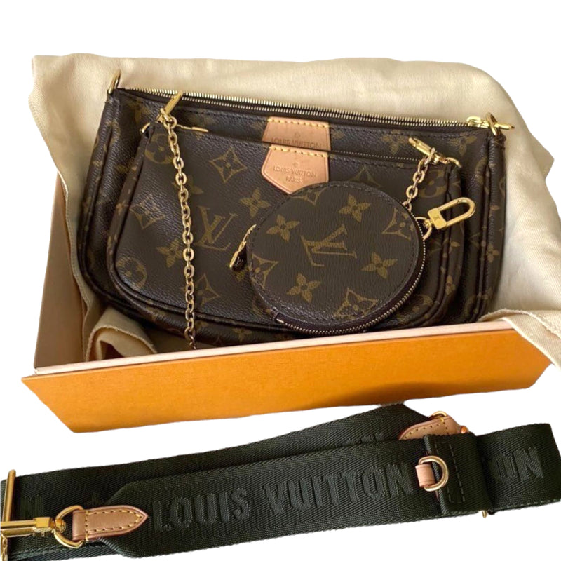 LOUIS VUITTON Multi Pochette Accessoires Khaki M44813 Monogram– GALLERY  RARE Global Online Store