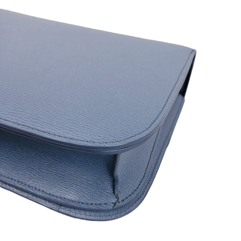 Medium Classic Calfskin Blue SHW