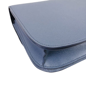 Medium Classic Calfskin Blue SHW