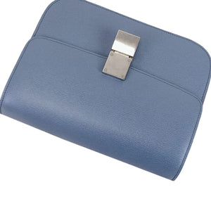 Medium Classic Calfskin Blue SHW