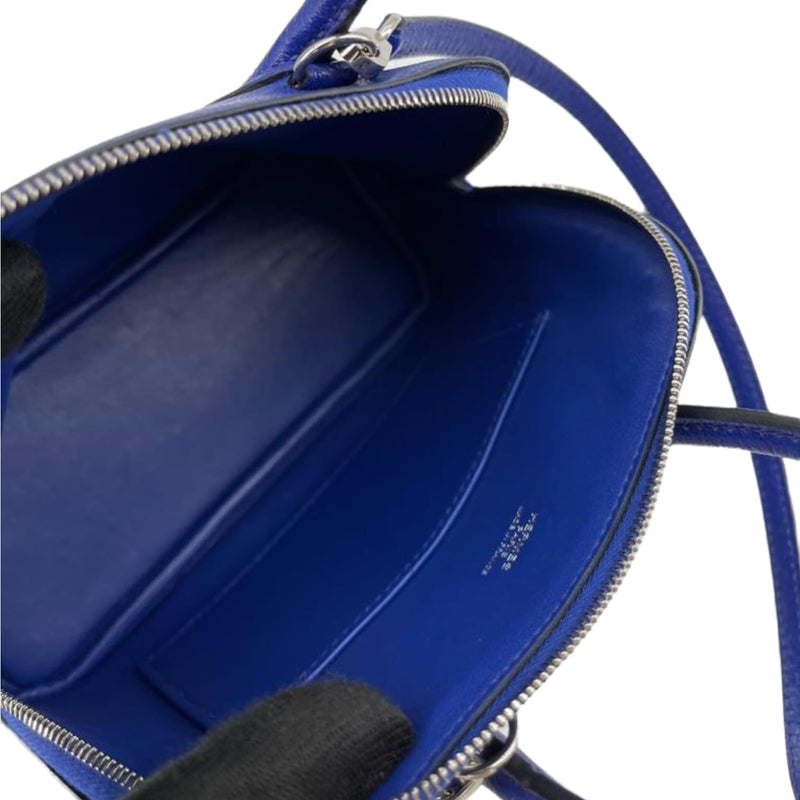Mini Bolide Chevre Leather Blue Electric PHW | Bag Religion