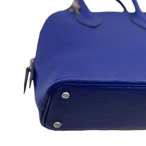 Mini Bolide Chevre Leather Blue Electric PHW