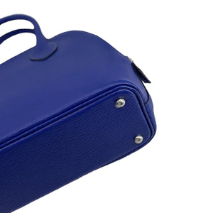 Mini Bolide Chevre Leather Blue Electric PHW