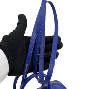 Mini Bolide Chevre Leather Blue Electric PHW