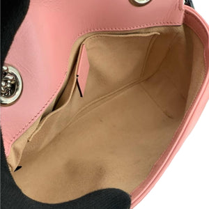 Mini Marmont Matelassé Leather Pink SHW